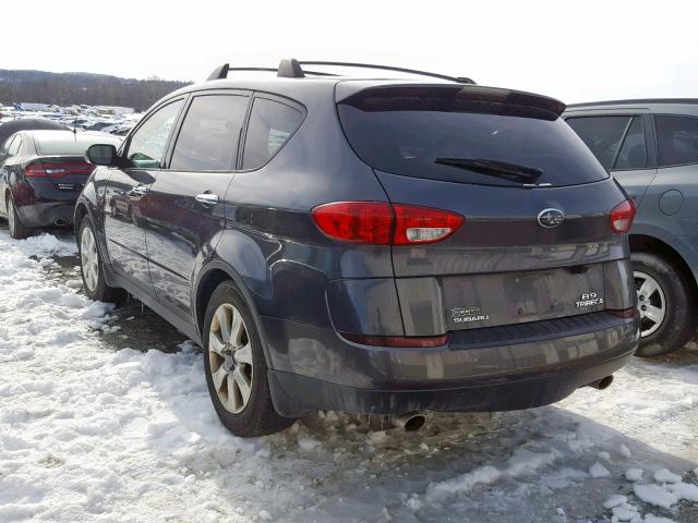 4S4WX85D874407613 - 2007 SUBARU B9 TRIBECA GRAY photo 3