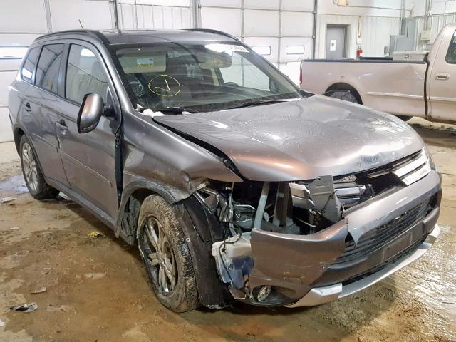 JA4AD3A39FZ013766 - 2015 MITSUBISHI OUTLANDER GRAY photo 1