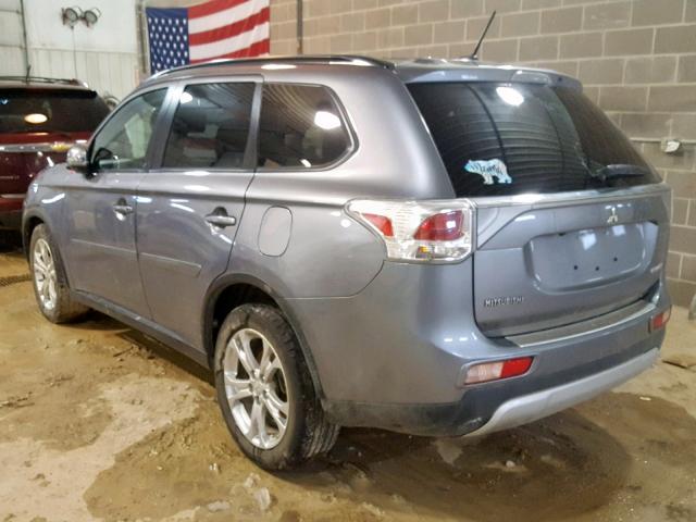 JA4AD3A39FZ013766 - 2015 MITSUBISHI OUTLANDER GRAY photo 3