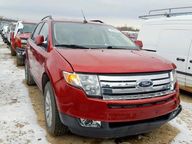 2FMDK4JC8ABB23763 - 2010 FORD EDGE SEL RED photo 1