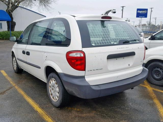 1D4GP21303B338279 - 2003 DODGE CARAVAN C/ WHITE photo 3