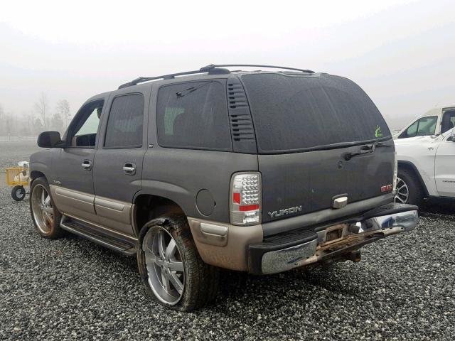 1GKEK13V7YJ146578 - 2000 GMC YUKON GRAY photo 3