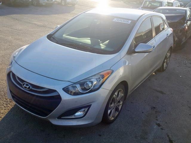 KMHD35LH8EU228167 - 2014 HYUNDAI ELANTRA GT SILVER photo 2