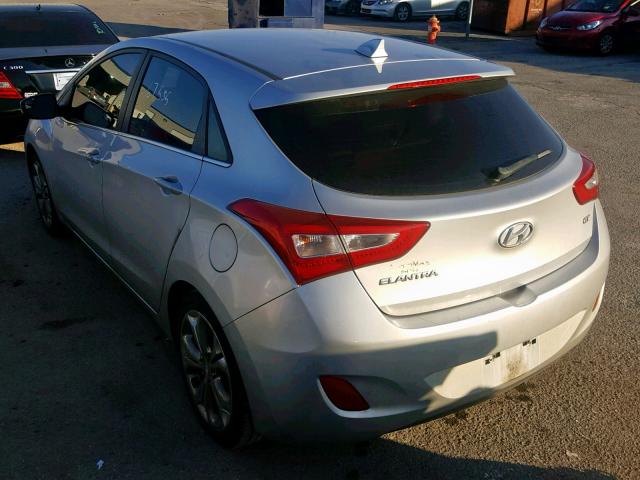 KMHD35LH8EU228167 - 2014 HYUNDAI ELANTRA GT SILVER photo 3