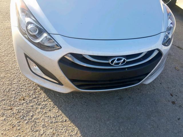 KMHD35LH8EU228167 - 2014 HYUNDAI ELANTRA GT SILVER photo 9