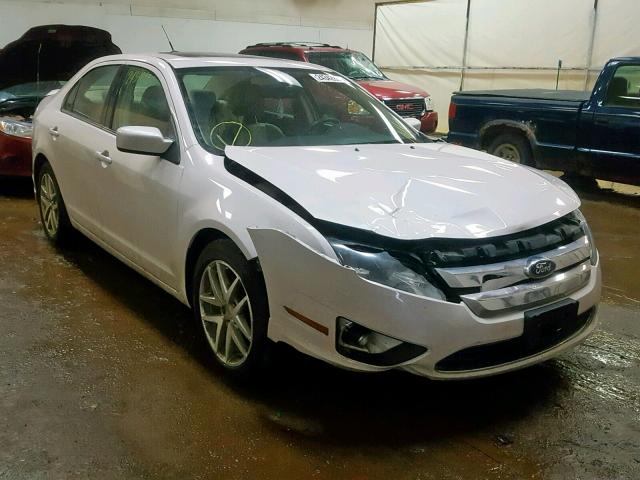 3FAHP0JG7AR248232 - 2010 FORD FUSION SEL WHITE photo 1