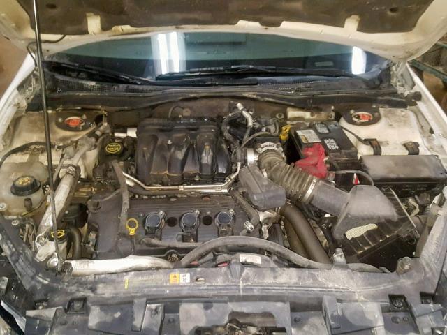 3FAHP0JG7AR248232 - 2010 FORD FUSION SEL WHITE photo 7