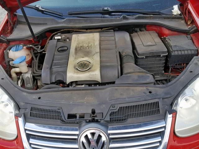 3VWRJ71K98M163961 - 2008 VOLKSWAGEN JETTA WOLF RED photo 7