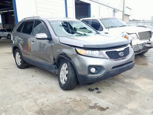 5XYKT3A63CG277163 - 2012 KIA SORENTO BA GRAY photo 1