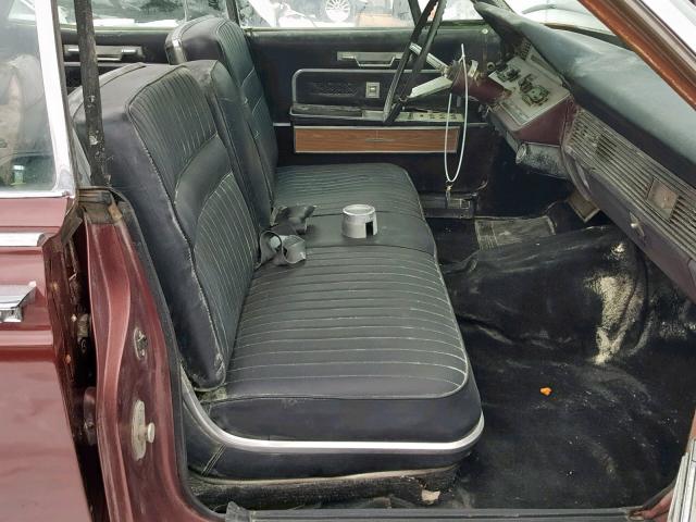 6Y86G427533 - 1966 LINCOLN CONTINENTA RED photo 5