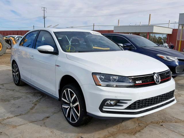 3VW4T7AJ8JM214139 - 2018 VOLKSWAGEN JETTA GLI WHITE photo 1