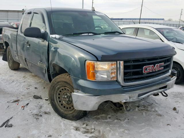 1GTSKUEA6AZ152132 - 2010 GMC SIERRA K15 BLUE photo 1