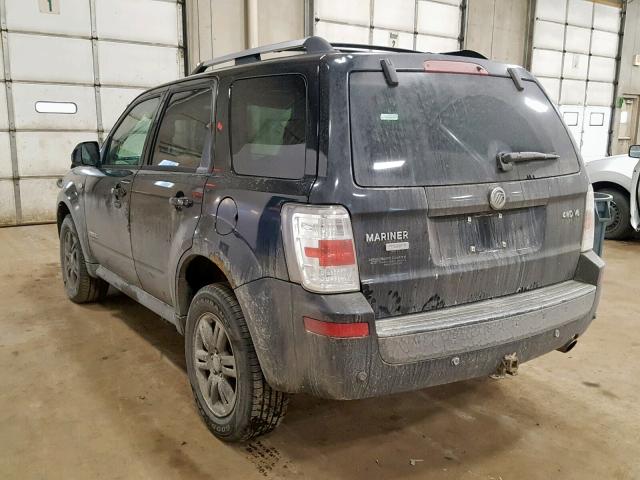 4M2CU97188KJ37847 - 2008 MERCURY MARINER PR BLACK photo 3