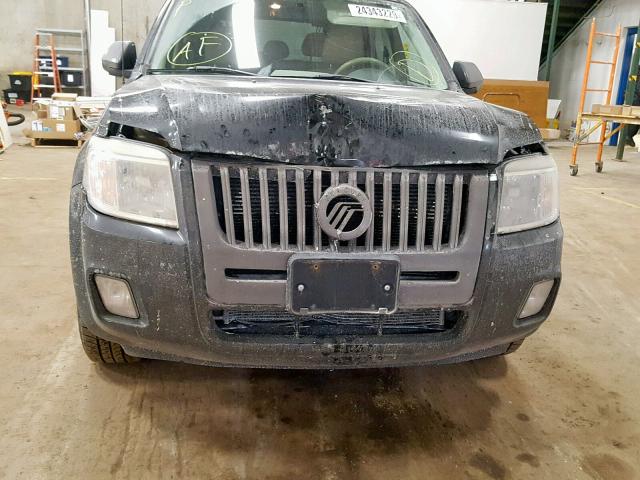 4M2CU97188KJ37847 - 2008 MERCURY MARINER PR BLACK photo 9