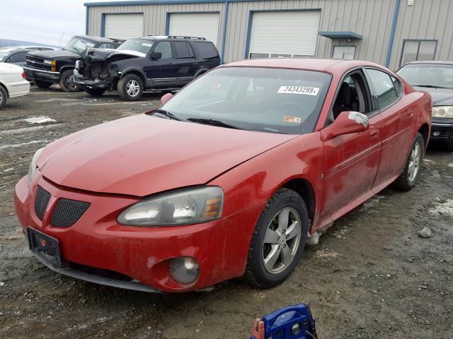 2G2WP552X71112742 - 2007 PONTIAC GRAND PRIX წითელი ფოტო 2