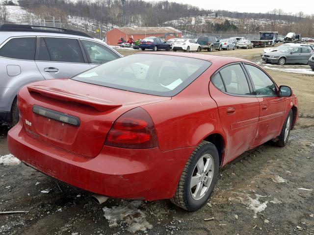 2G2WP552X71112742 - 2007 PONTIAC GRAND PRIX წითელი ფოტო 4
