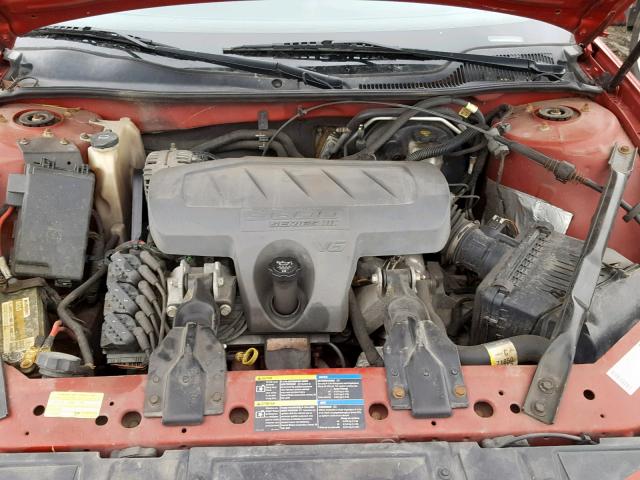 2G2WP552X71112742 - 2007 PONTIAC GRAND PRIX წითელი ფოტო 7