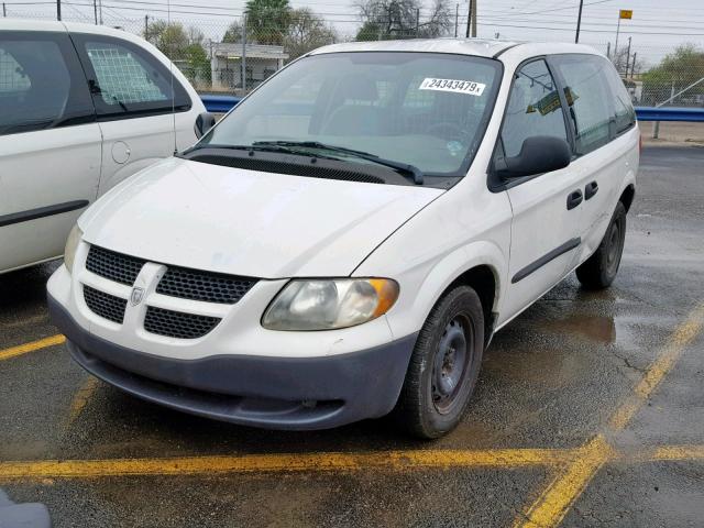 1D4GP21383B334187 - 2003 DODGE CARAVAN C/ WHITE photo 2