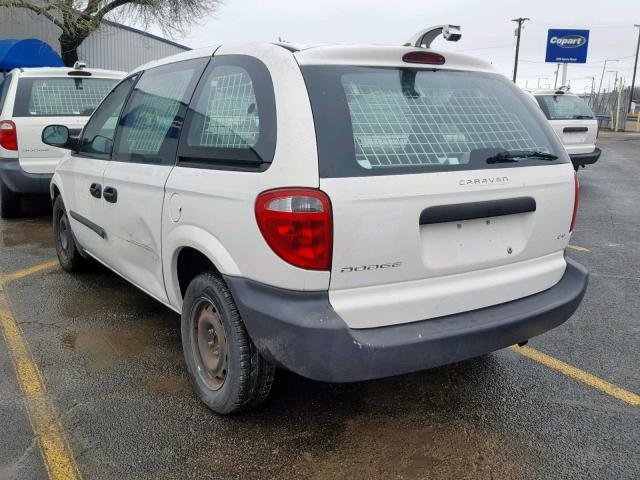 1D4GP21383B334187 - 2003 DODGE CARAVAN C/ WHITE photo 3