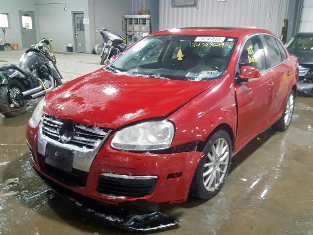 3VWRA71K79M059096 - 2009 VOLKSWAGEN JETTA WOLF RED photo 2