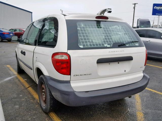 1D4GP21353B339668 - 2003 DODGE CARAVAN C/ WHITE photo 3