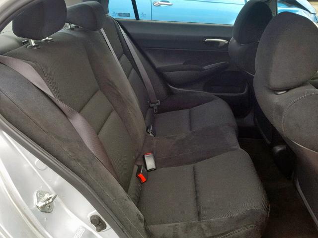 2HGFA16659H311295 - 2009 HONDA CIVIC SILVER photo 6
