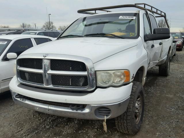 3D7KU28603G830291 - 2003 DODGE RAM 2500 S WHITE photo 2