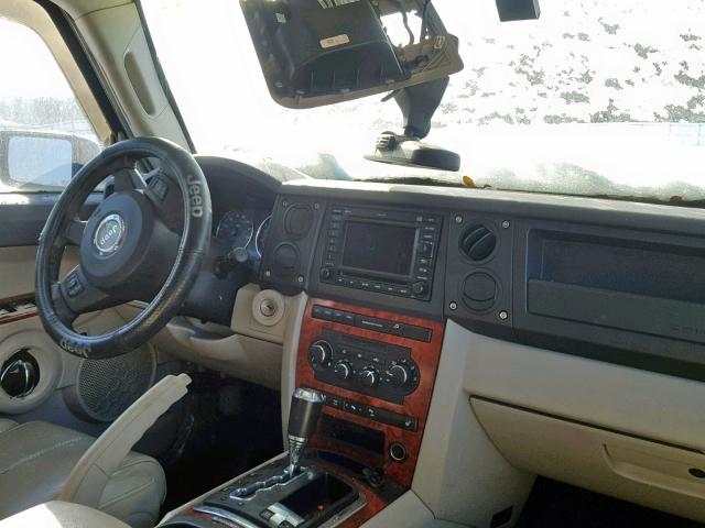 1J8HG58N66C129307 - 2006 JEEP COMMANDER Boz foto 9