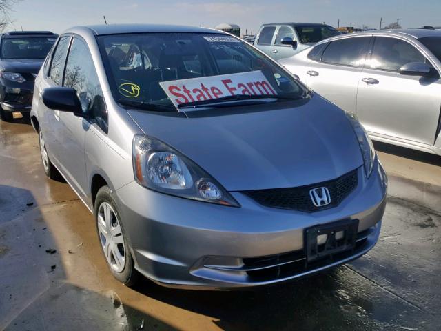 JHMGE8H27AS026927 - 2010 HONDA FIT SILVER photo 1