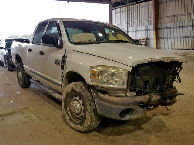 3D7KR28A38G144596 - 2008 DODGE RAM 2500 S WHITE photo 1