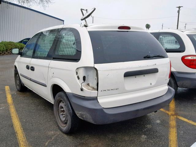 1D4GP21363B339145 - 2003 DODGE CARAVAN C/ WHITE photo 3