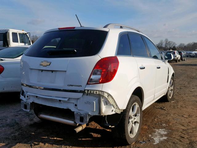 3GNAL3EK7ES577395 - 2014 CHEVROLET CAPTIVA LT WHITE photo 4