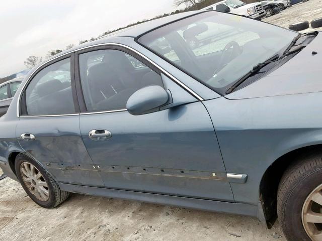 KMHWF35H95A139517 - 2005 HYUNDAI SONATA GLS GREEN photo 9