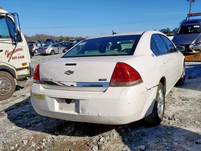 2G1WB58K779413078 - 2007 CHEVROLET IMPALA LS WHITE photo 4