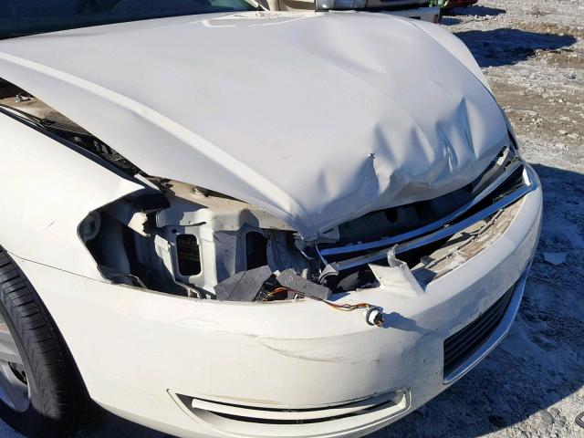 2G1WB58K779413078 - 2007 CHEVROLET IMPALA LS WHITE photo 9