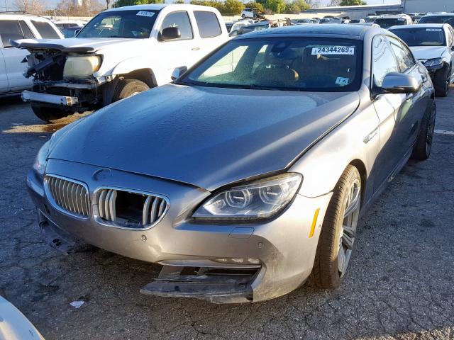 WBA6D6C52GGF94763 - 2016 BMW 650 XI GRAY photo 2