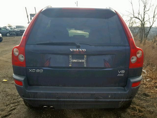 YV1CZ852951214329 - 2005 VOLVO XC90 V8 BLUE photo 9