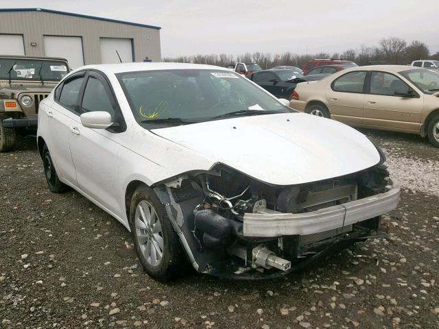 1C3CDFBB5ED702080 - 2014 DODGE DART SXT WHITE photo 1