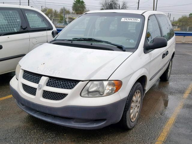 1D4GP21363B335550 - 2003 DODGE CARAVAN C/ WHITE photo 2