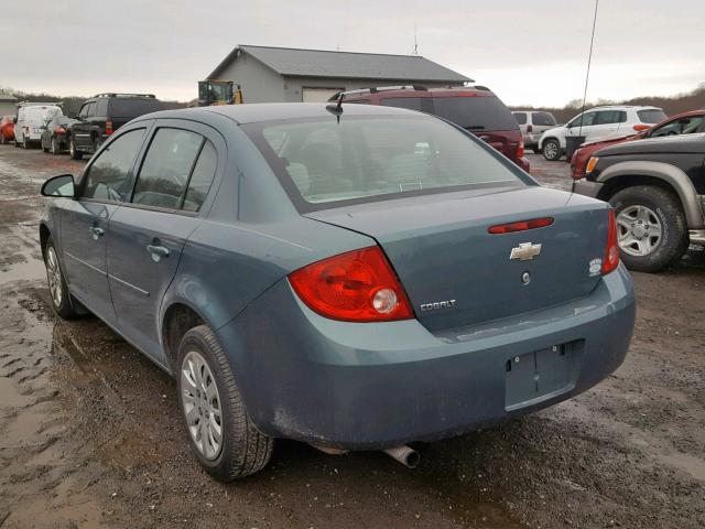 1G1AB5F57A7170792 - 2010 CHEVROLET COBALT LS BLUE photo 3