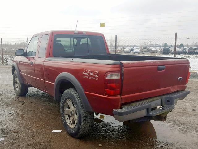 1FTZR45E32TA23251 - 2002 FORD RANGER SUP RED photo 3