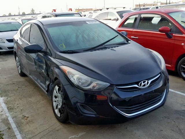 5NPDH4AE2BH050707 - 2011 HYUNDAI ELANTRA GL BLACK photo 1