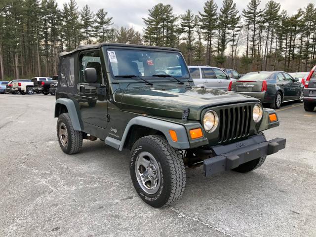 1J4FA29146P781680 - 2006 JEEP WRANGLER / GREEN photo 3