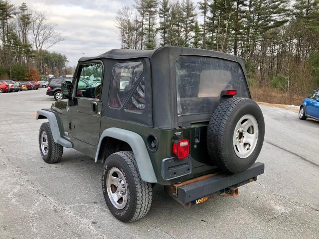 1J4FA29146P781680 - 2006 JEEP WRANGLER / GREEN photo 4