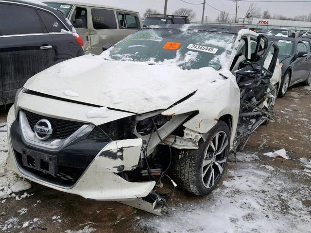 1N4AA6AP4HC388303 - 2017 NISSAN MAXIMA 3.5 WHITE photo 2