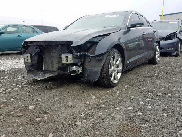 1G6AB5RA4D0144232 - 2013 CADILLAC ATS LUXURY GRAY photo 2