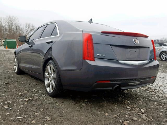 1G6AB5RA4D0144232 - 2013 CADILLAC ATS LUXURY GRAY photo 3