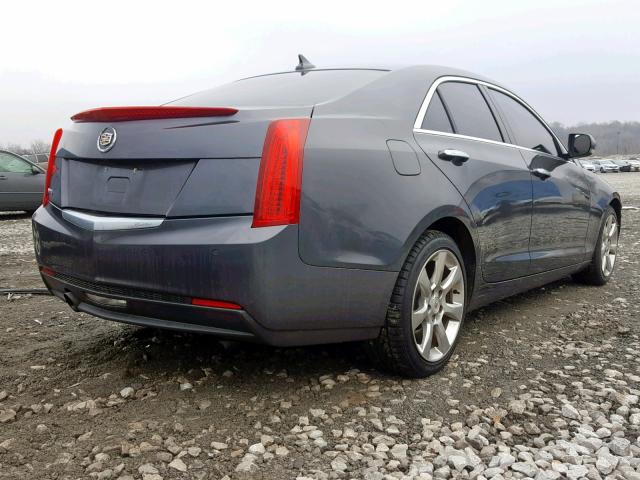 1G6AB5RA4D0144232 - 2013 CADILLAC ATS LUXURY GRAY photo 4