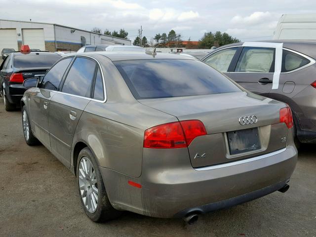 WAUDG78E75A539669 - 2005 AUDI A4 3.2 QUA BEIGE photo 3