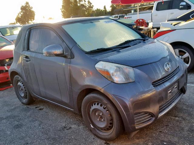 JTNJJXB02CJ014029 - 2012 TOYOTA SCION IQ GRAY photo 1